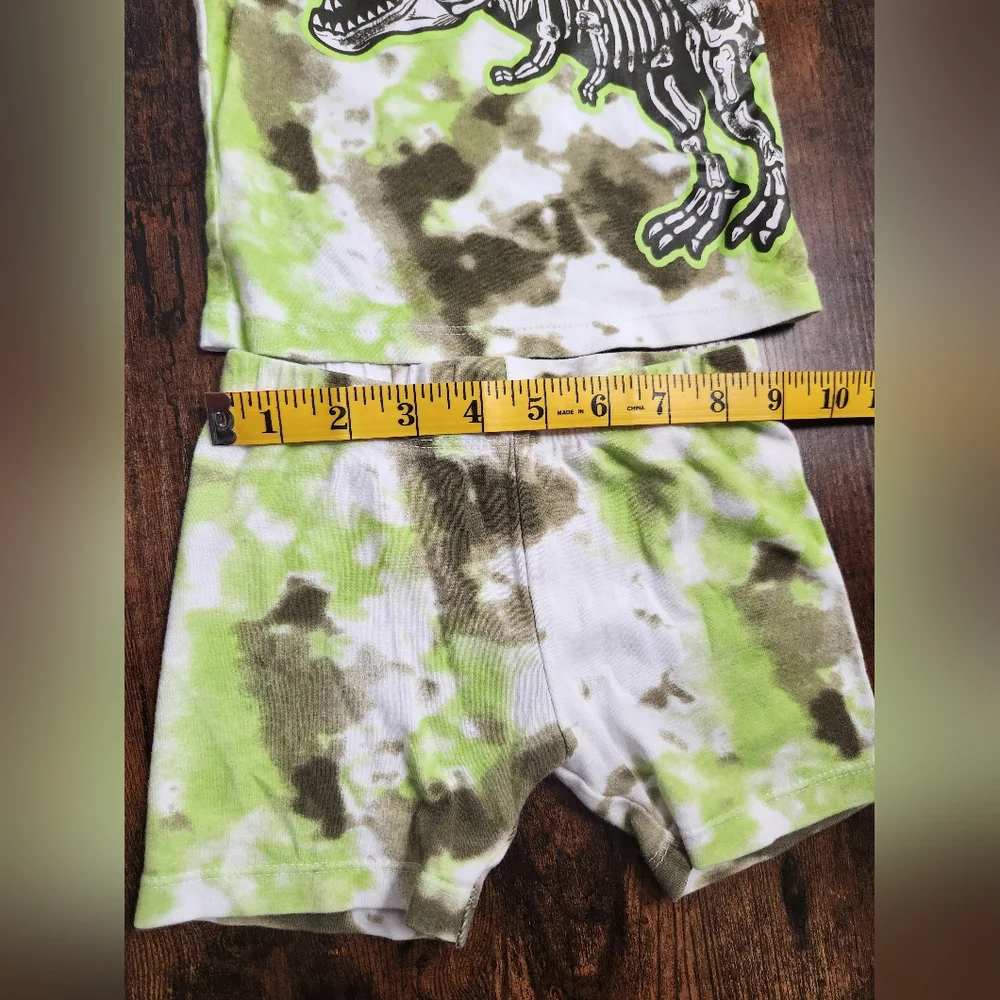 Boys 3T 100% Cotton Short Sleeve 2 Piece‎ Pajama Set Dinosaurs